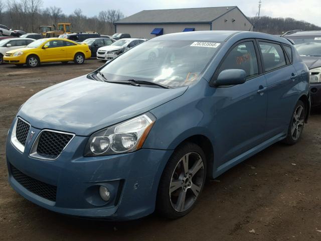 5Y2SR67019Z447467 - 2009 PONTIAC VIBE GT BLUE photo 2