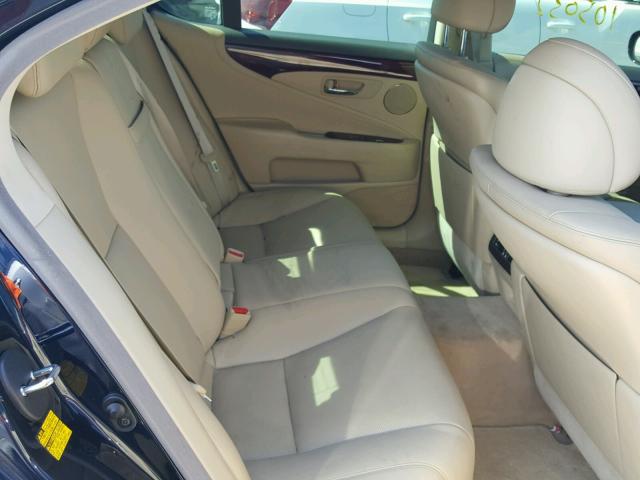 JTHBL46F275049120 - 2007 LEXUS LS 460 BLUE photo 6