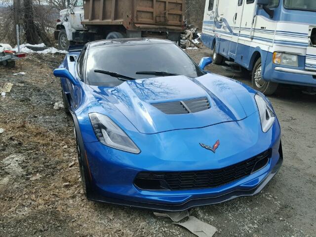 1G1YT2D69G5611414 - 2016 CHEVROLET CORVETTE 3 BLUE photo 1