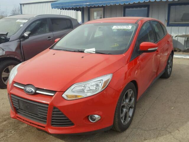 1FADP3K24EL280918 - 2014 FORD FOCUS SE RED photo 2