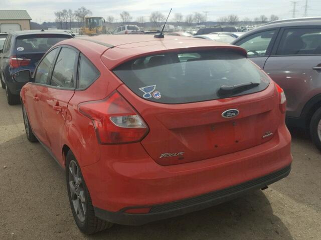 1FADP3K24EL280918 - 2014 FORD FOCUS SE RED photo 3