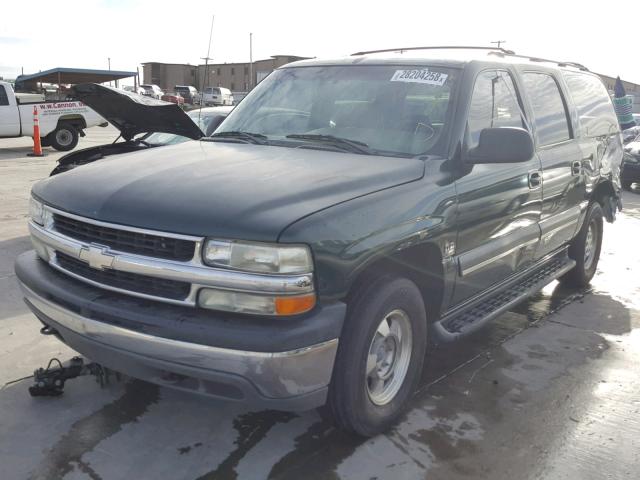 1GNFK16Z72J279550 - 2002 CHEVROLET SUBURBAN K GREEN photo 2