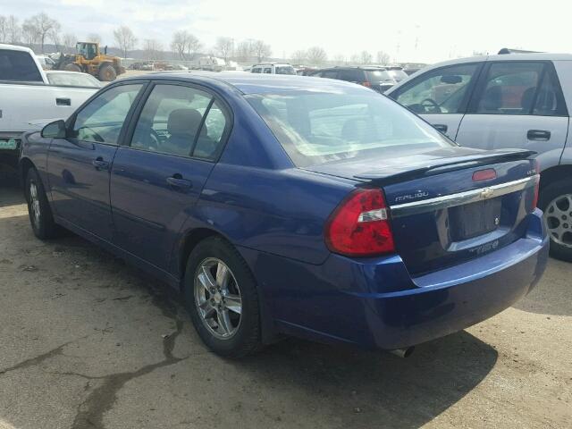 1G1ZT52845F258212 - 2005 CHEVROLET MALIBU LS BLUE photo 3
