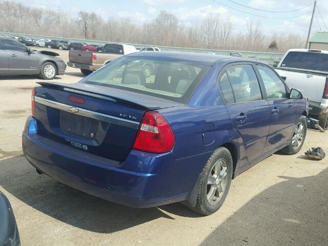 1G1ZT52845F258212 - 2005 CHEVROLET MALIBU LS BLUE photo 4