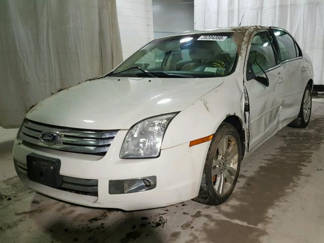 3FAHP08Z99R209533 - 2009 FORD FUSION SEL WHITE photo 2