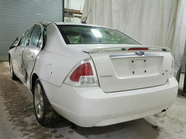 3FAHP08Z99R209533 - 2009 FORD FUSION SEL WHITE photo 3