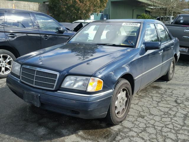 WDBHA23EXVA512884 - 1997 MERCEDES-BENZ C 230 BLUE photo 2