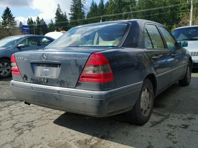 WDBHA23EXVA512884 - 1997 MERCEDES-BENZ C 230 BLUE photo 4