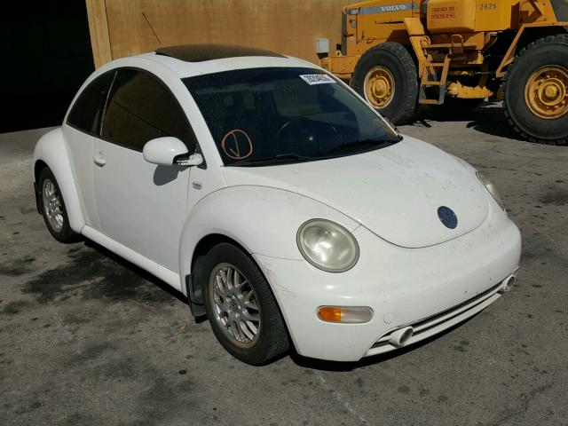 3VWCD21CX1M445024 - 2001 VOLKSWAGEN NEW BEETLE WHITE photo 1