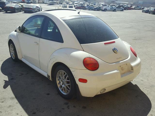 3VWCD21CX1M445024 - 2001 VOLKSWAGEN NEW BEETLE 白色 照片 3
