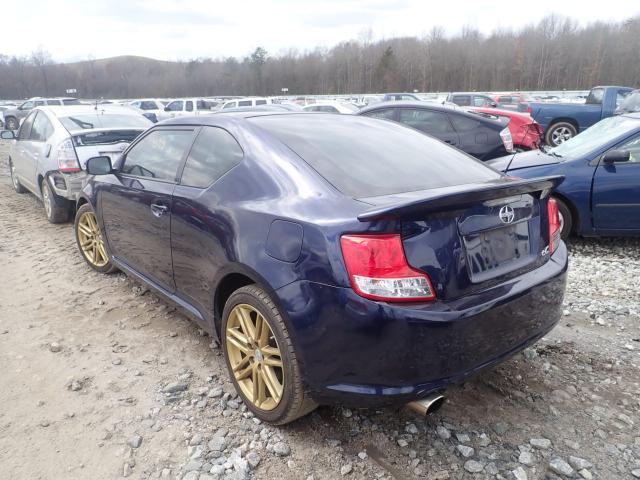 JTKJF5C76C3037994 - 2012 TOYOTA SCION TC 蓝色 照片 3