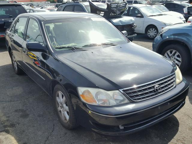 4T1BF28B23U286905 - 2003 TOYOTA AVALON XL BLACK photo 1