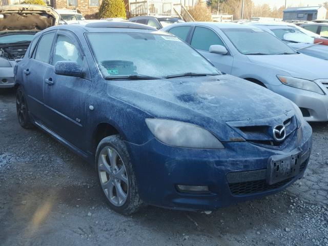 JM1BK144871733262 - 2007 MAZDA 3 HATCHBAC BLUE photo 1