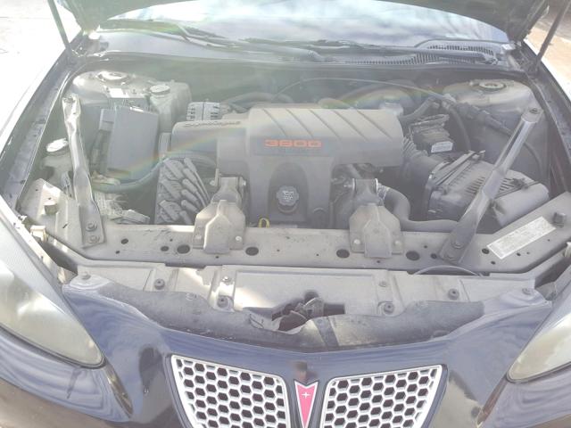 2G2WR544141289267 - 2004 PONTIAC GRAND PRIX BLACK photo 7