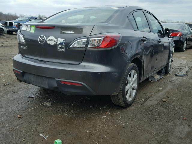 JM1BL1SF5A1251809 - 2010 MAZDA 3 I GRAY photo 4