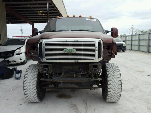 1FTSW21P26EB76140 - 2006 FORD F250 SUPER BURGUNDY photo 10