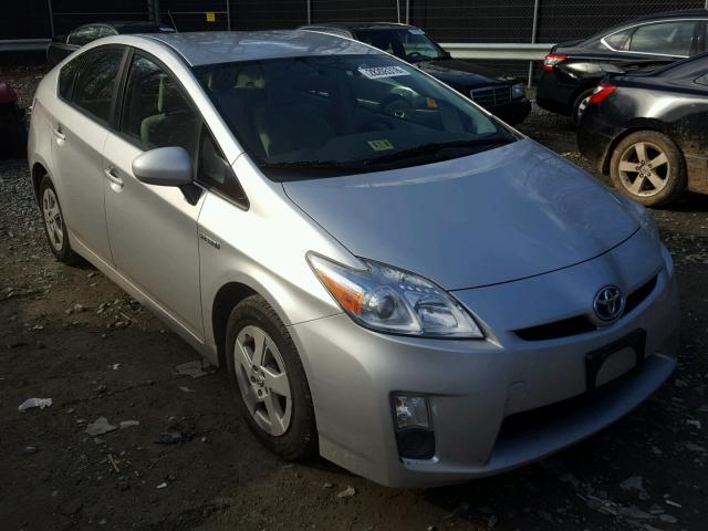 JTDKN3DU7B5306966 - 2011 TOYOTA PRIUS SILVER photo 1