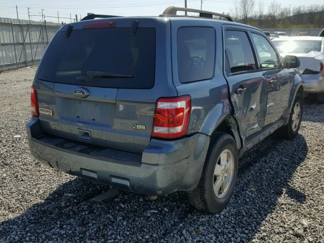 1FMCU0DG0BKB46927 - 2011 FORD ESCAPE XLT BLUE photo 4