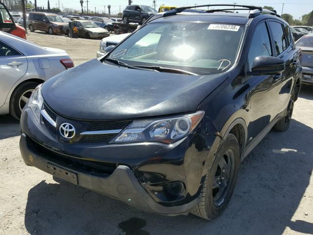 2T3BFREV1DW118298 - 2013 TOYOTA RAV4 LE BLACK photo 2