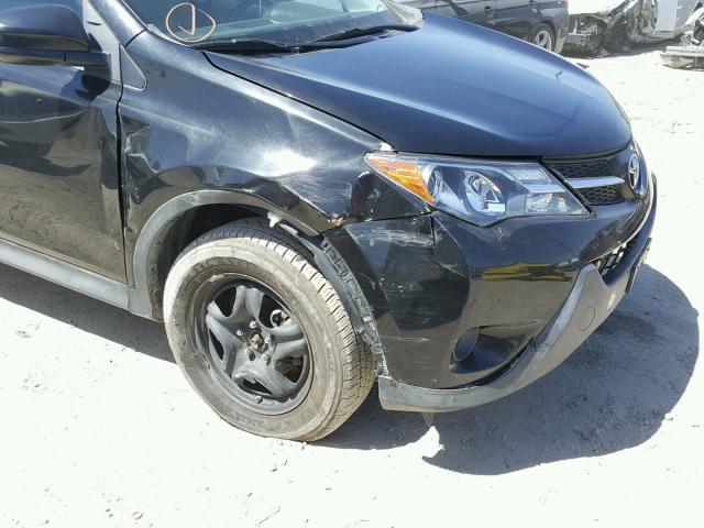 2T3BFREV1DW118298 - 2013 TOYOTA RAV4 LE BLACK photo 9