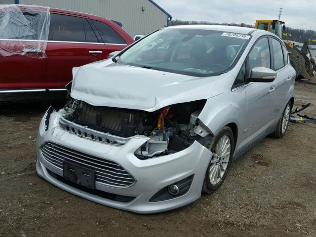 1FADP5BU5DL524135 - 2013 FORD C-MAX SEL SILVER photo 2