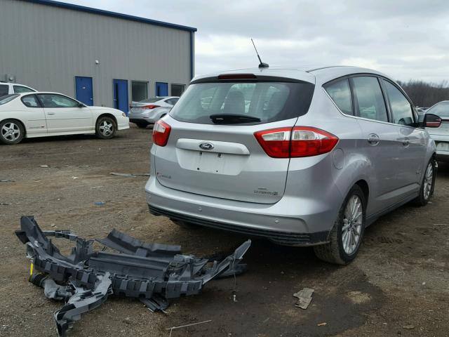 1FADP5BU5DL524135 - 2013 FORD C-MAX SEL SILVER photo 4