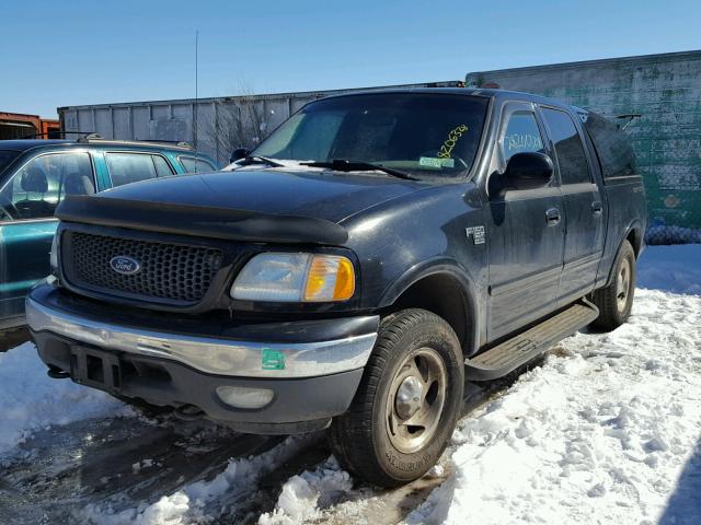 1FTRW08L71KC26174 - 2001 FORD F150 SUPER BLACK photo 2