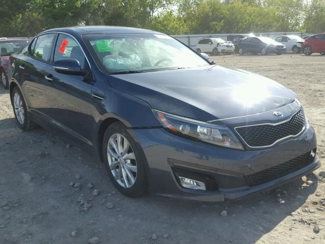 5XXGN4A7XFG445226 - 2015 KIA OPTIMA EX BLUE photo 1