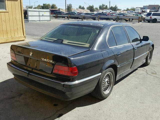 WBAGF8326WDL53544 - 1998 BMW 740 I AUTO BLACK photo 4