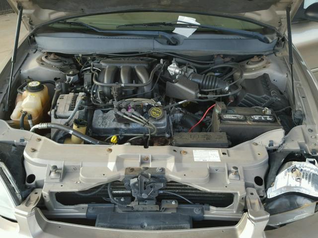 1FAFP56U77A201840 - 2007 FORD TAURUS SEL GOLD photo 7