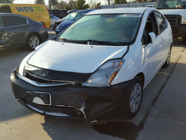 JTDKB20U277090576 - 2007 TOYOTA PRIUS WHITE photo 2