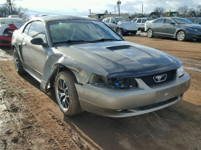 1FAFP40442F188060 - 2002 FORD MUSTANG GRAY photo 1