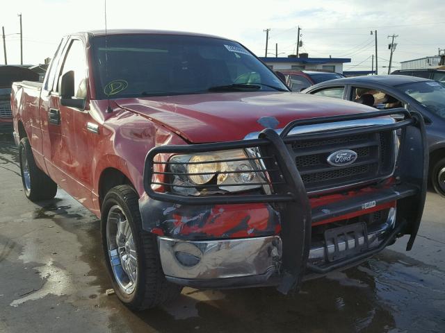 1FTRF12WX4NB12956 - 2004 FORD F150 RED photo 1