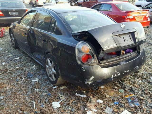 1N4BL11D63C302067 - 2003 NISSAN ALTIMA SE BLACK photo 3