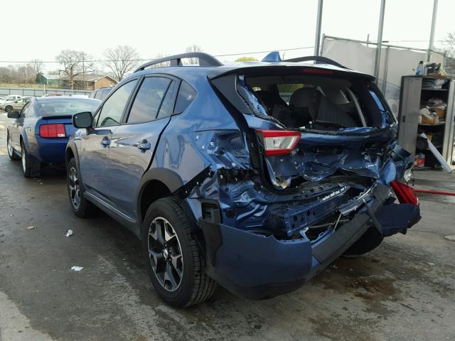 JF2GTABC6JH251547 - 2018 SUBARU CROSSTREK BLUE photo 3