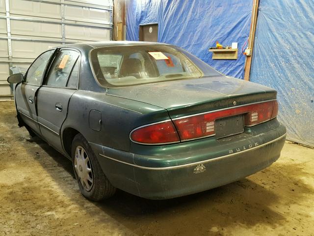 2G4WS52J811306310 - 2001 BUICK CENTURY CU GREEN photo 3