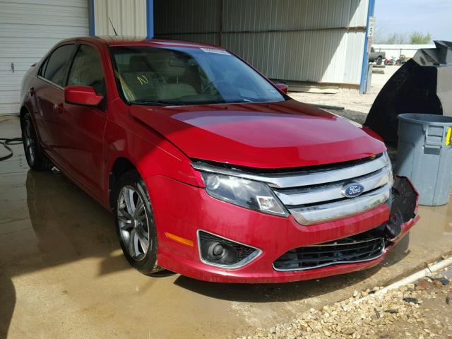 3FAHP0JA6BR154971 - 2011 FORD FUSION SEL RED photo 1