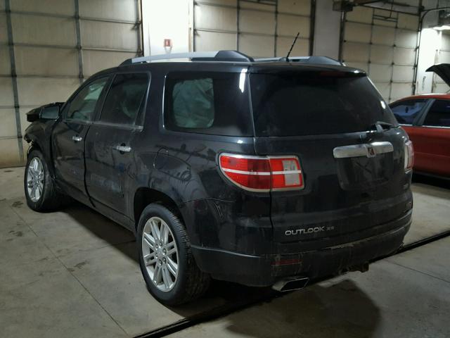5GZLVWED3AJ127915 - 2010 SATURN OUTLOOK XR შავი ფოტო 3