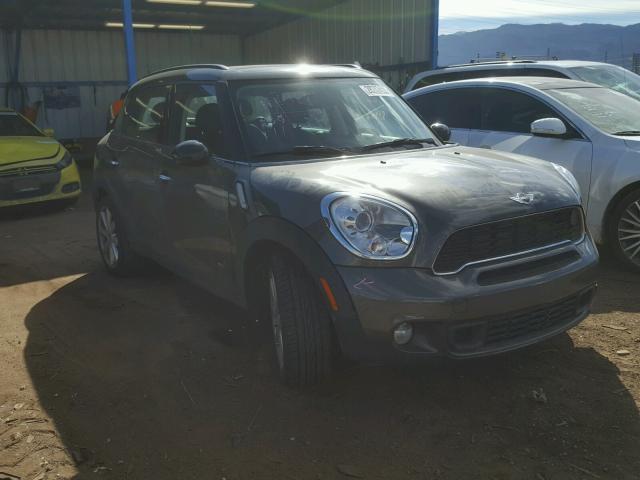 WMWZC5C59BWM10392 - 2011 MINI COOPER S C GRAY photo 1