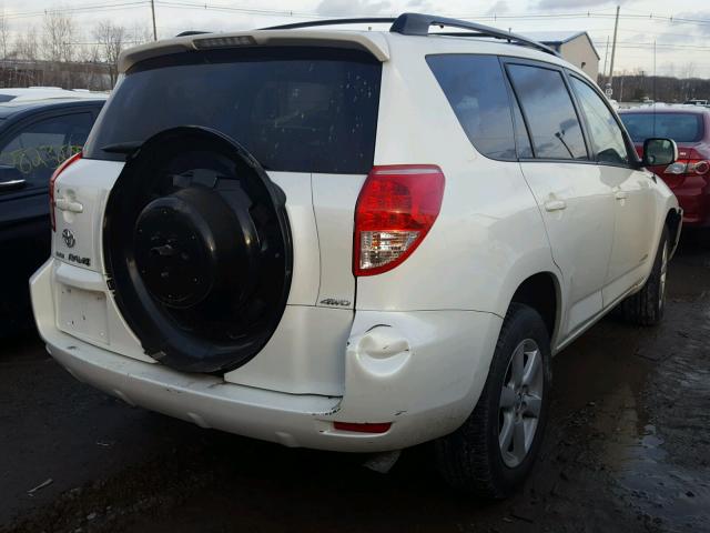 JTMBD31V275100784 - 2007 TOYOTA RAV4 LIMIT WHITE photo 4