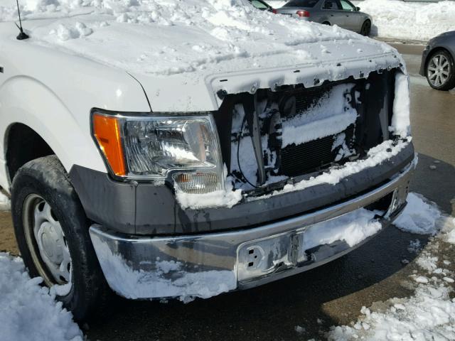 1FTFW1CF6BFD06375 - 2011 FORD F150 SUPER WHITE photo 9