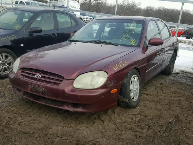 KMHWF25V4XA032930 - 1999 HYUNDAI SONATA BAS MAROON photo 2