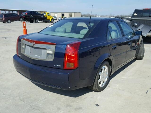 1G6DM57N530162525 - 2003 CADILLAC CTS BLUE photo 4