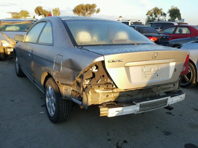 1HGEM22933L068900 - 2003 HONDA CIVIC EX თაფლისფერი ფოტო 3