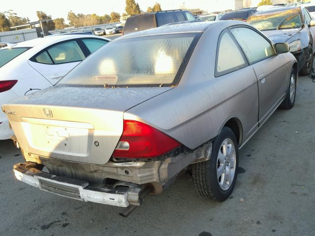 1HGEM22933L068900 - 2003 HONDA CIVIC EX თაფლისფერი ფოტო 4