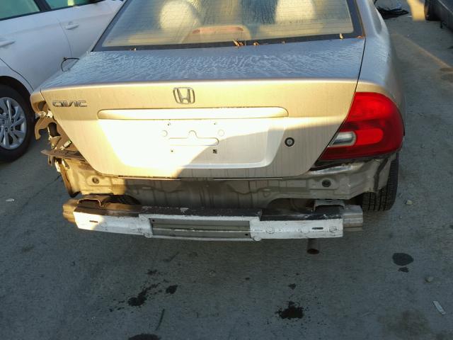 1HGEM22933L068900 - 2003 HONDA CIVIC EX TAN photo 9