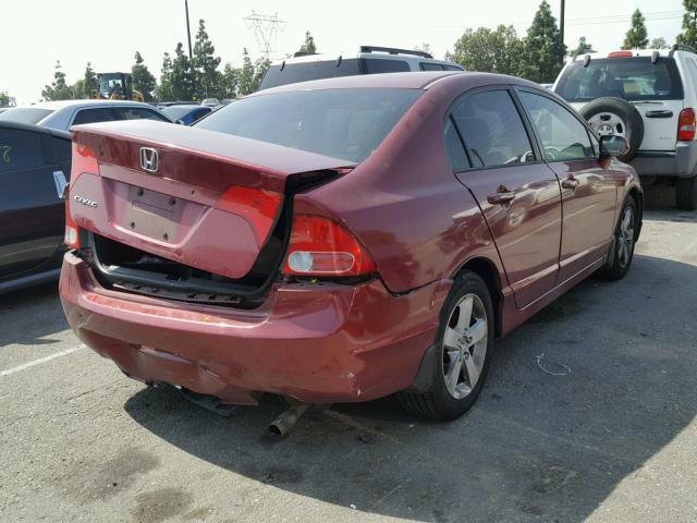 1HGFA16886L050177 - 2006 HONDA CIVIC EX Tünd qırmızı foto 4