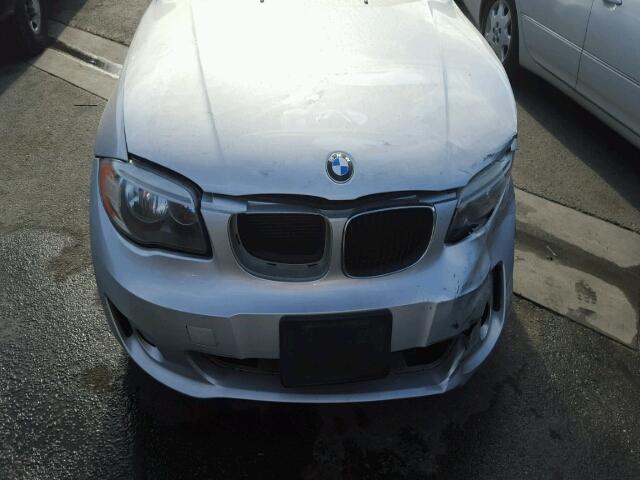 WBAUP9C5XDVS94327 - 2013 BMW 128I SILVER photo 7