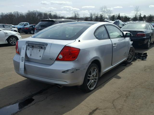 JTKDE177860126880 - 2006 TOYOTA SCION TC SILVER photo 4