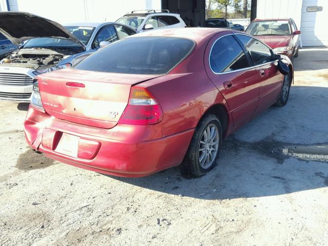 2C3AE66G34H608873 - 2004 CHRYSLER 300M MAROON photo 4